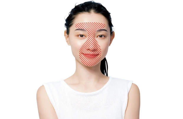 皮脂赤み 対策 スキンケア 保湿ケア 乳液やクリームのつける場所