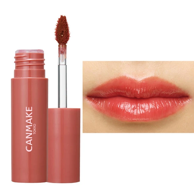 赤リップ キャンメイク グラスティントシロップ 01