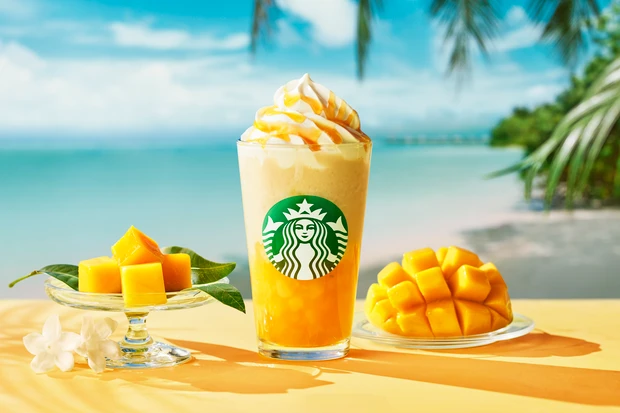 スターバックス オリエンタル マンゴー & ティー フラペチーノ ドリンク スタバ
