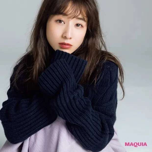 色で着替える3人の田中みな実_カジュアルダウンしても 女っぽさを感じさせたい時は ブラウンリップを主役に