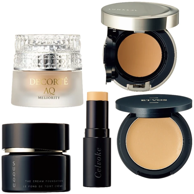 スキンケア効果にも期待！ クリーム＆エマルジョンファンデーションの新作カ…