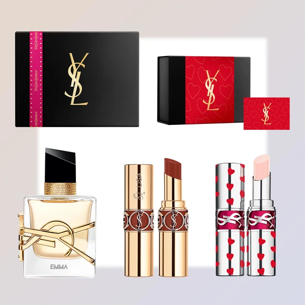 YSL デパコス ギフト ラッピング メッセージ 刻印