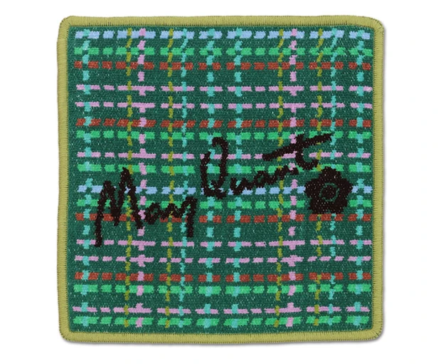 ハンカチ プレゼント おすすめ タオル マリークワント ツイードシェニール ミニタオル(グリーン)