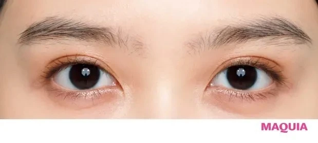 【paku☆chanさんのメイク】「太眉」さんにおすすめの、印象チェンジ眉メイク_素の眉2