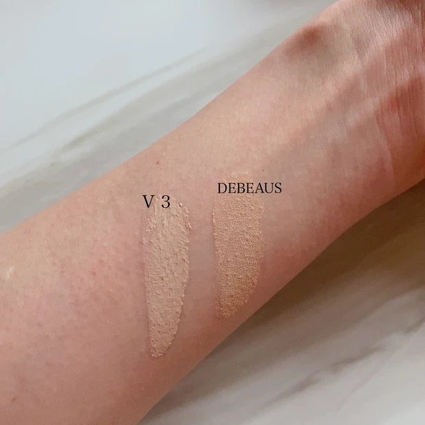 【韓国女優のようなツヤ肌?陶器肌?】V3ファンデとDEBEUSファンデ お好みはどちら?_5