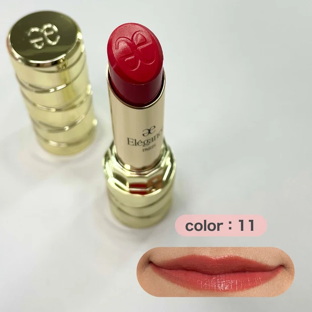 【エレガンス】色持ち重視のイエベ春の方におすすめ新色リップ_3