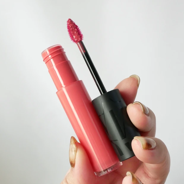 マキアージュ 新作 リップティント リップグロウボム りんごボム