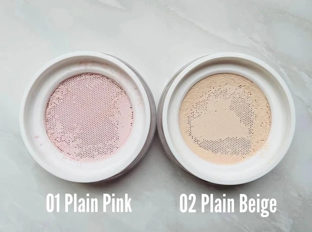 ウォンジョンヨ フィクシングブラーパウダー 「01.プレーン ピンク」「02.プレーン ベージュ」
