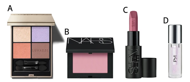 ルナソル アイシャドウ ナーズ チーク リップ pyt グロス 