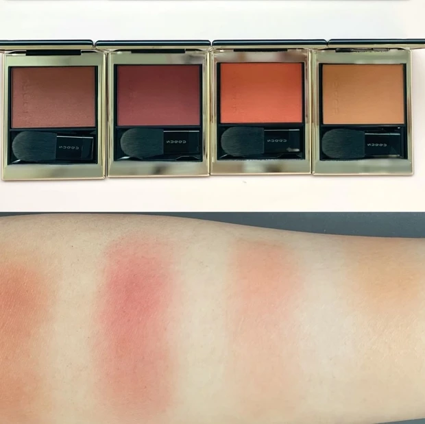 SUQQU メルティング パウダー ブラッシュ_スウォッチ1