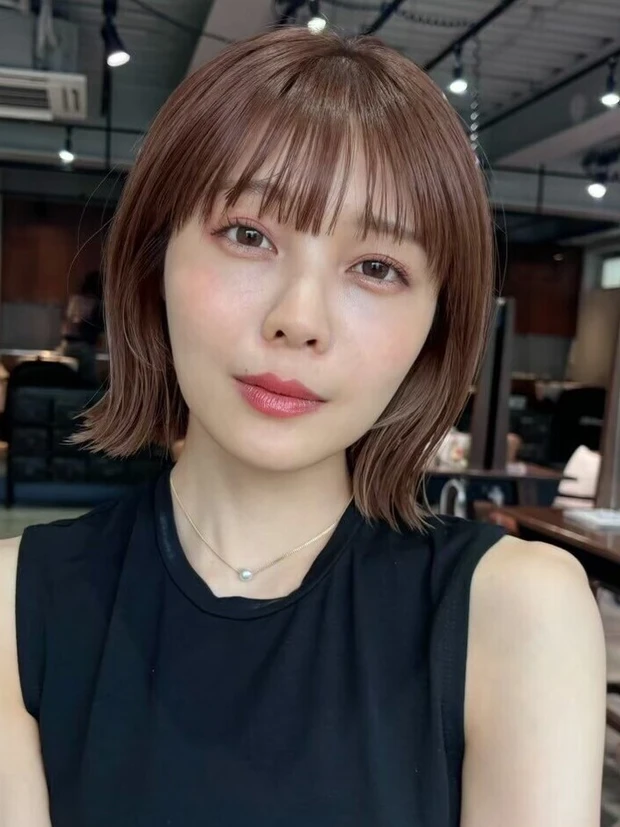 秋におすすめの髪型 女っぽカジュアルなくびれボブ スタイリング