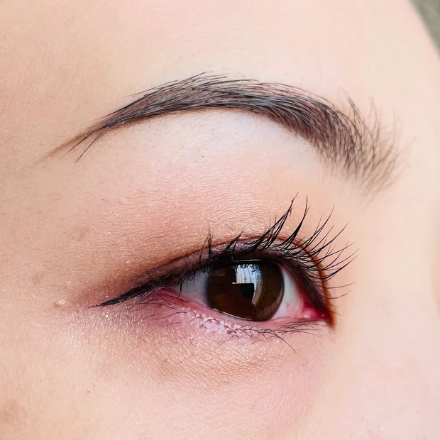 セザンヌの新作アイテムを使用したアイメイクイメージ