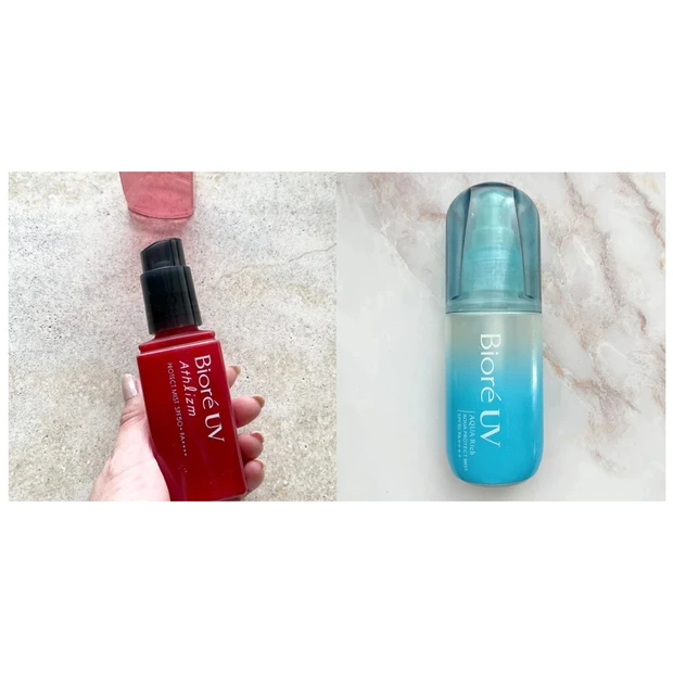 【大バズり日焼け止めスプレー】ビオレUVのプロテクトミスト2種の口コミは？