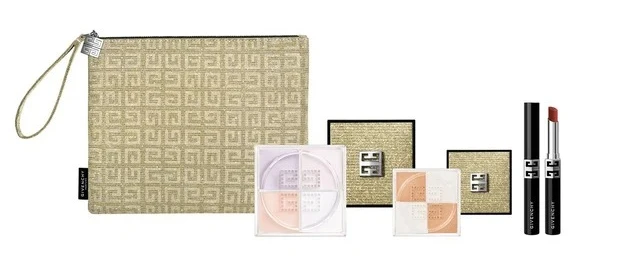 パルファム ジバンシイの限定ポーチ付きクリスマスコフレ ホリデー メイクアップ キット 