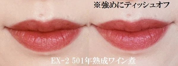 【12/17発売】もう買える！マスクメイク時代の必需品「ケイト リップモンスター」限定色「EX-2 501年熟成ワイン煮」を既存色と比較！_5