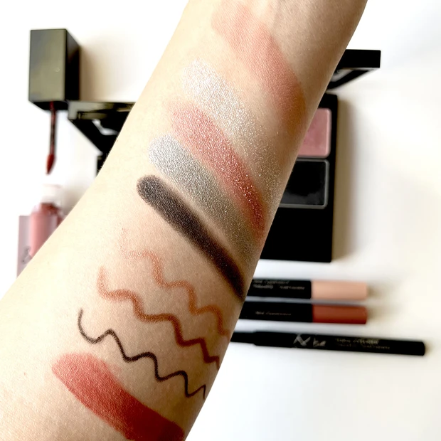 3月9日発売!ヘアメイクアップアーティスト河北裕介さんのブランド【&be新作&新色をスウォッチ!!】イエベもブルベも使える初のチーク!エッジの効いたパレットアイシャドウなど5アイテムが登場!メイクパターンも2種類あります♡_6