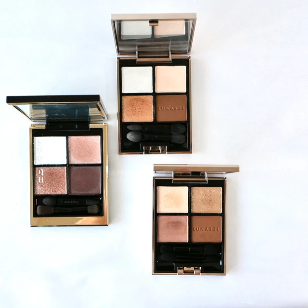 SUQQU 甘艶 アイカラーレーション ラメシャドウ 比較