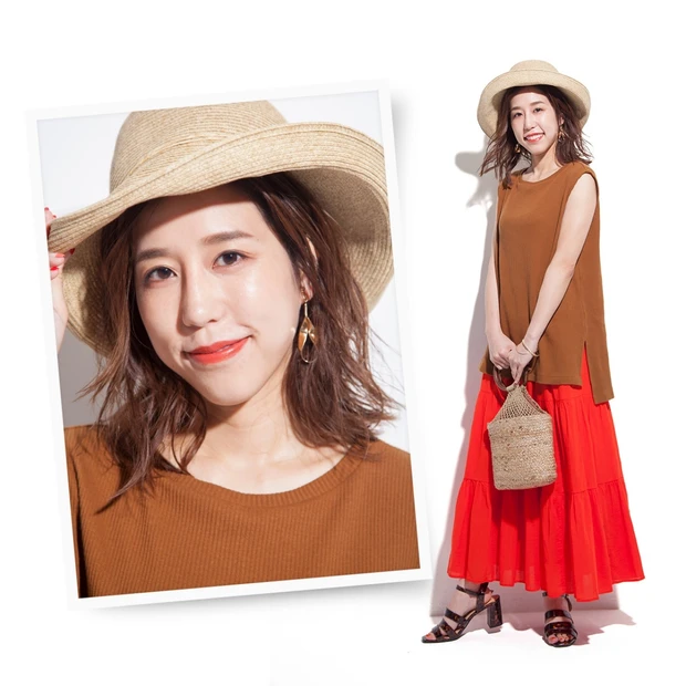 【ユニクロ・GUコーデ×似合うヘアアレンジ】ビーチリゾートでは、大人リッ…