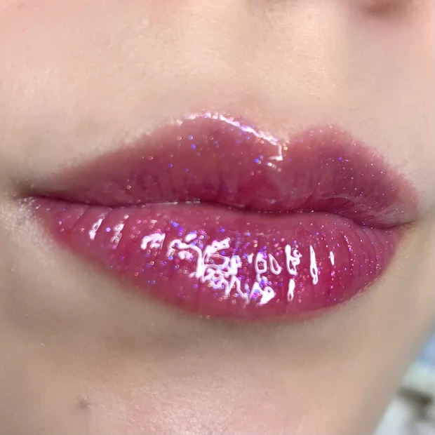 UNMIX アンミックス リップラップジェル 01 ブルーピンクベリー 実際に塗ってみた