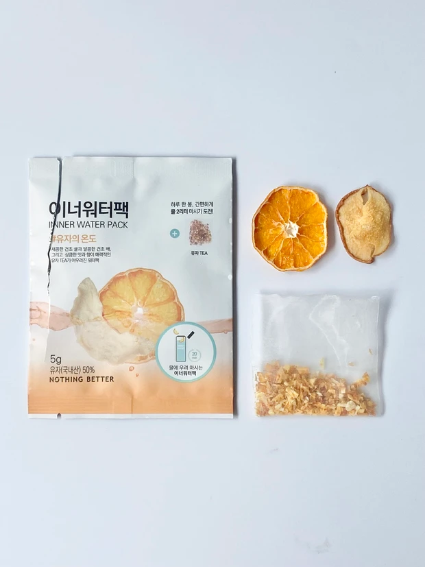 インナーウォーターパック　オリーブヤング　デトックスウォーター
