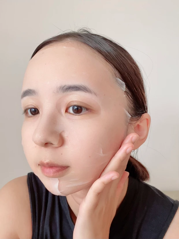 鈴木えみさん愛用「EAUf（オーフ）」の肌調律シートマスクを使ってみた🩵_7_1