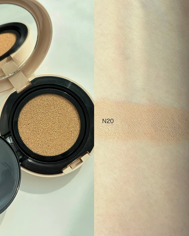 セザンヌ セラムクッションファンデーション スウォッチ