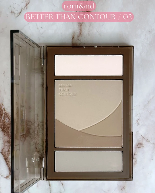 Qoo10メガ割 メガ割 rom&nd ベターザンコントゥア02のパレット ロムアンド ブルべ冬 クリアウィンター