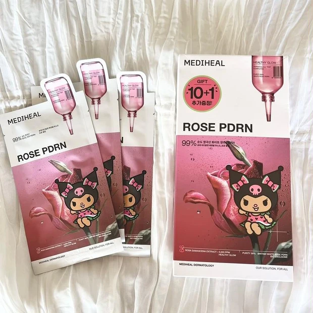 マキア サンリオコラボコスメ メディヒール ローゼPDRN エッセンシャルマスク