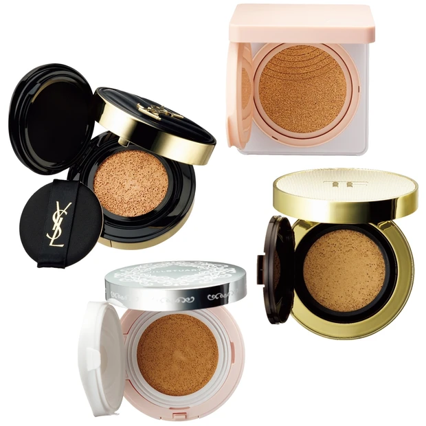 新作クッションファンデーションで透け肌に！ コスメデコルテ、フジコetc…