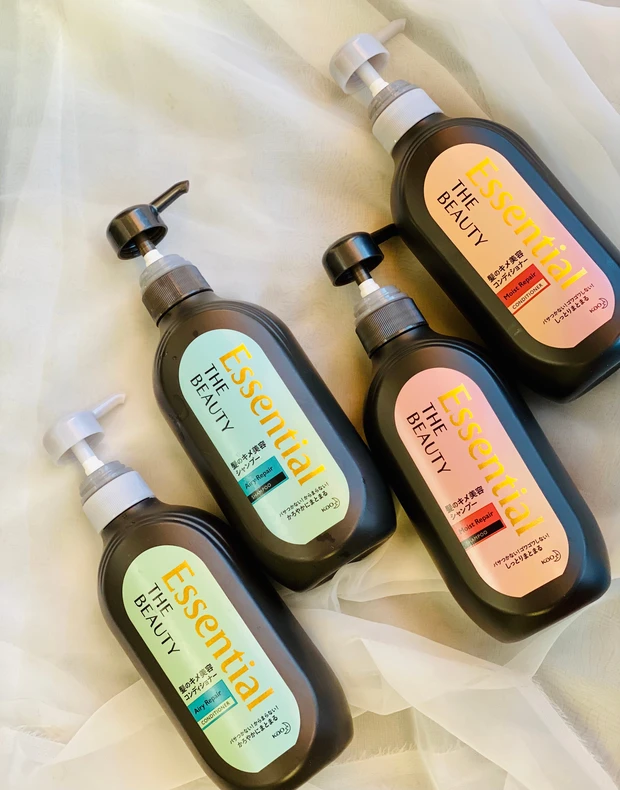 【40代ロングヘアキープ術】ベスコス受賞エッセンシャルビューティを使ってます。プチプラでサロン仕上がりの最強シャンプー＆コンディショナー_3