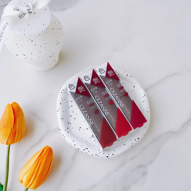 【あのプチプラコスメから新色登場】8月上旬発売★新色3色を徹底レビュー！スウォッチ･メイク写真･動画あり〈セザンヌ リップカラーシールド〉_8_1