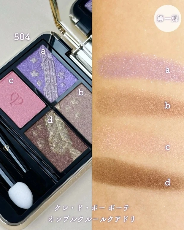 クレ・ド・ポー ボーテ オンブルクルールクアドリ 504をスウォッチ