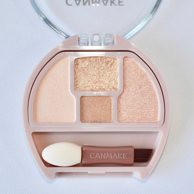 キャンメイク(CANMAKE)プランぷくコーデアイズ 01 アプリコットプランぷく