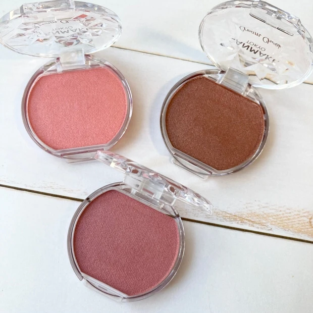 マキア公式ブロガーえりさんキャンメイククリームチークパールタイプP01P02P03レビュー