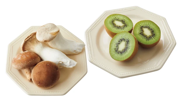 A 水溶性食物繊維が豊富なキウイ