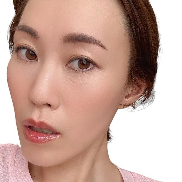 黄昏チーク×グレージュライナー再現メイク