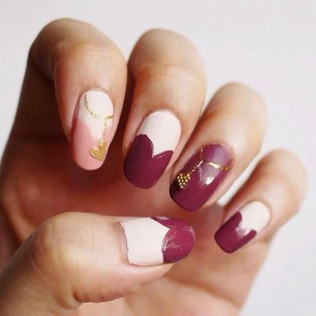 大人可愛い☆ハートフレンチネイル！【ギ☆のセルフネイル手本帖】