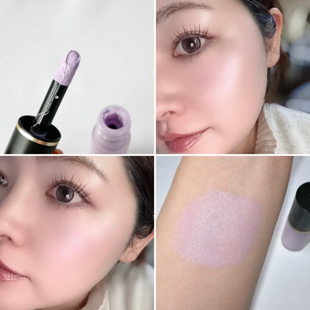 SUQQU スック コンプレクションフェイスカラー 01 初心色 ブルベ 仕上がり