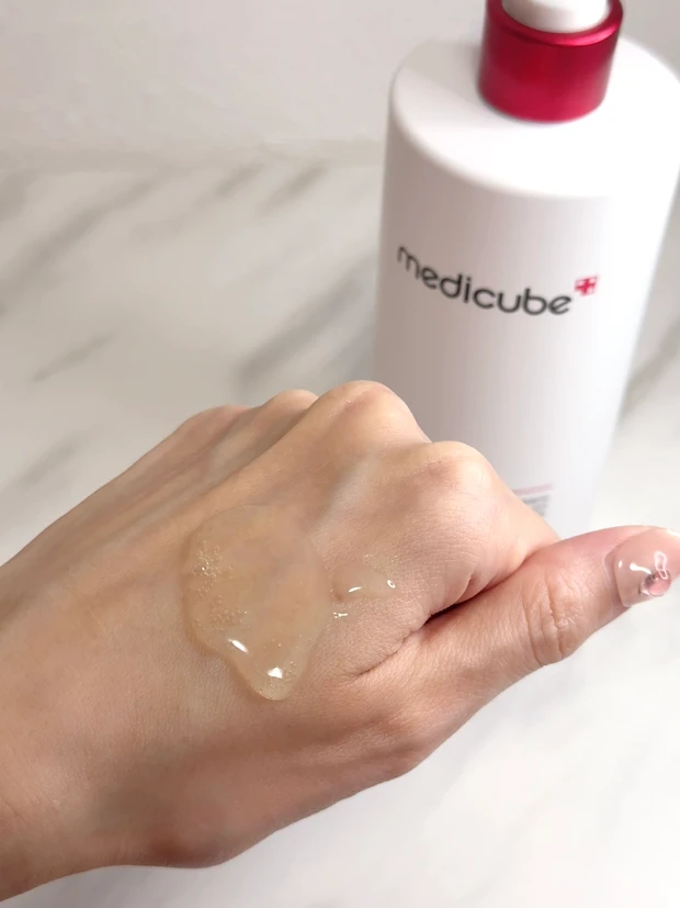 medicube／レッドアクネボディソープ　テクスチャー