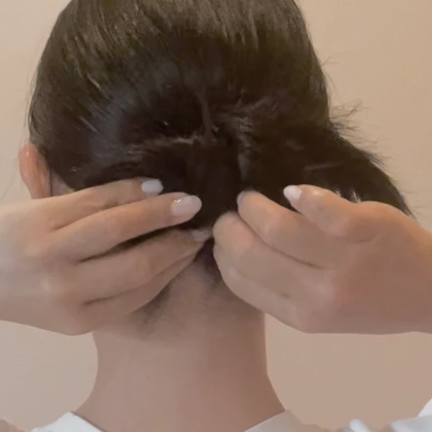 【2025年おすすめ】大人気の韓国ヘアアレンジ【カチモリ】の作り方!_5