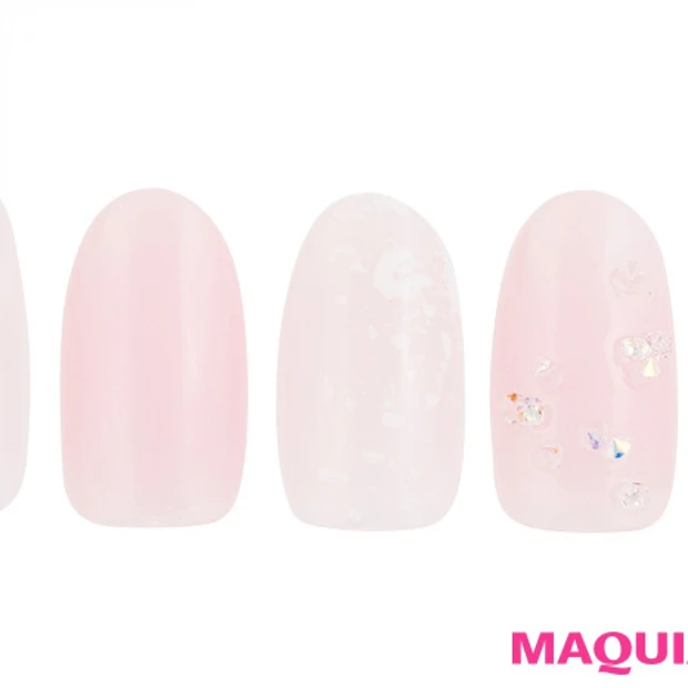 ダイヤ級にきらめく「ホワイトスノー」ネイルは、品よく甘くがベスト！