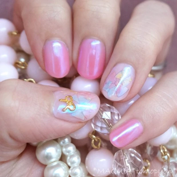 【100均ネイル】ウォーターネイルシール&フェアリーダストパウダー【キャンドゥ】