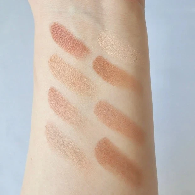 プティパレットアイズ マット M01 メープルミルフィーユ ブルベ スウォッチ