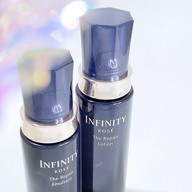 シワ改善有効成分とうるおい成分配合[インフィニティ　ザ リペア ローション&エマルジョン]_2