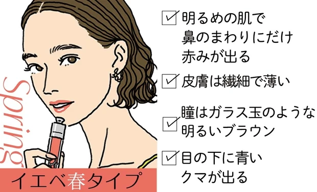 イエベ春タイプの特徴