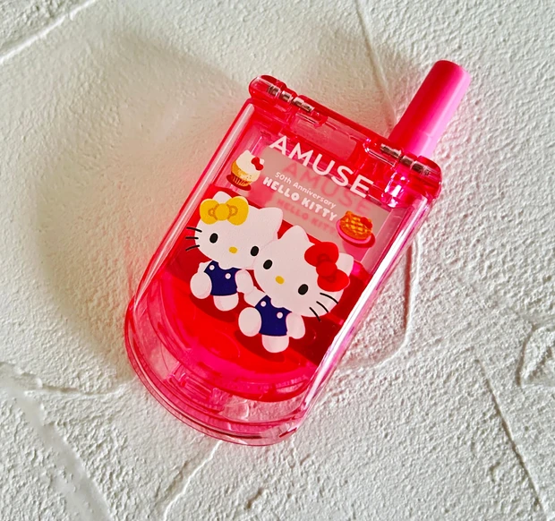 マキア サンリオコラボコスメ AMUSE(アミューズ) リップ&チークセルフォン