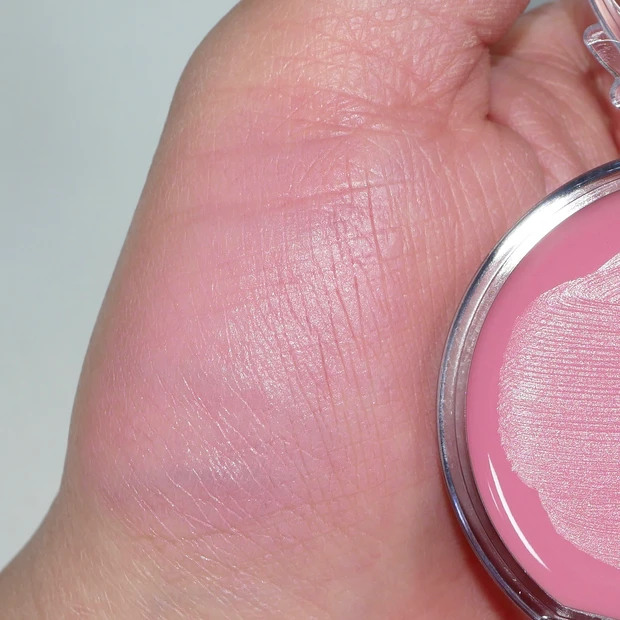 キャンメイク 新作 クリームチーク 25 さくらんぼホイップ ブルベ スウォッチ