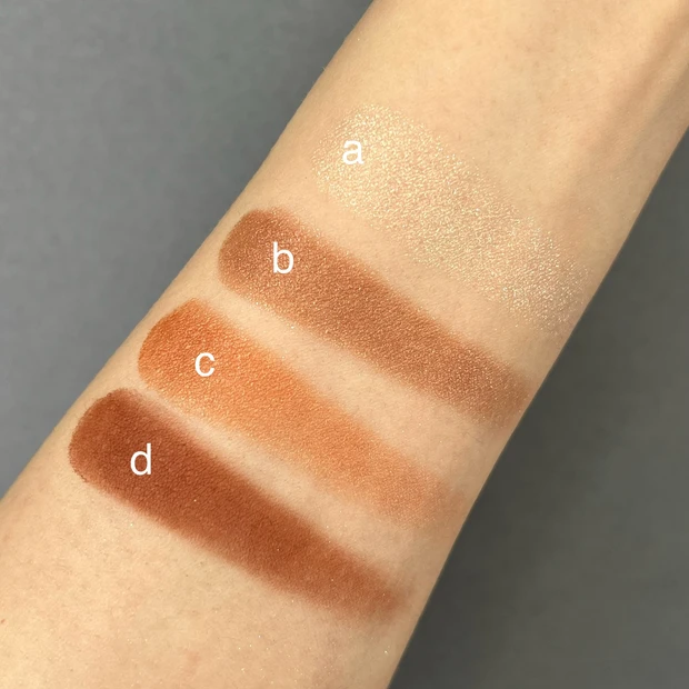 イエベにおすすめのアイシャドウ コスメデコルテ スキンシャドウ デザイニング パレット 07 スウォッチ