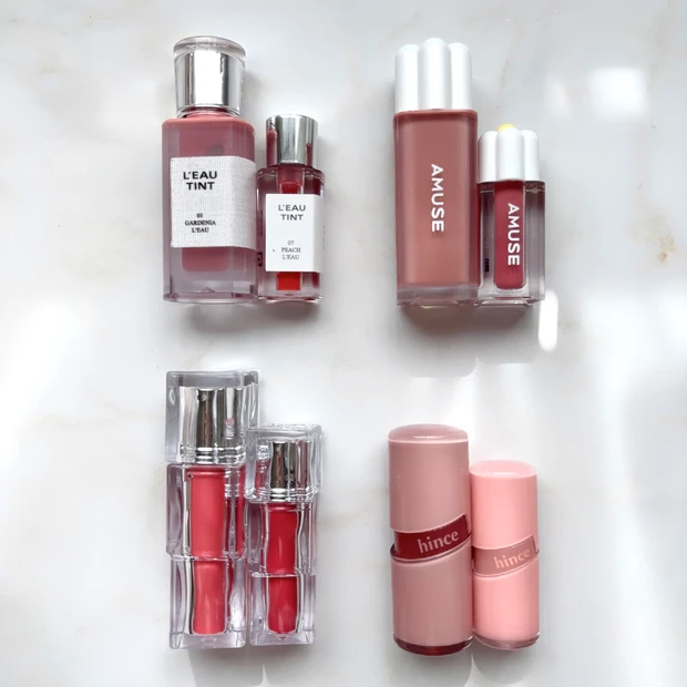 持ち歩きに便利なミニリップの集合写真