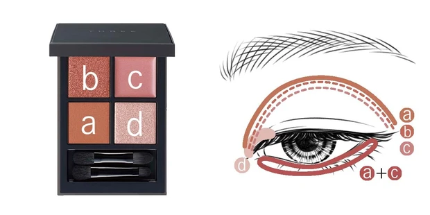 ベスコス受賞【THREEのアイパレット】で一重＆奥二重さん・二重さんに似合う【目の形別メイク】_9